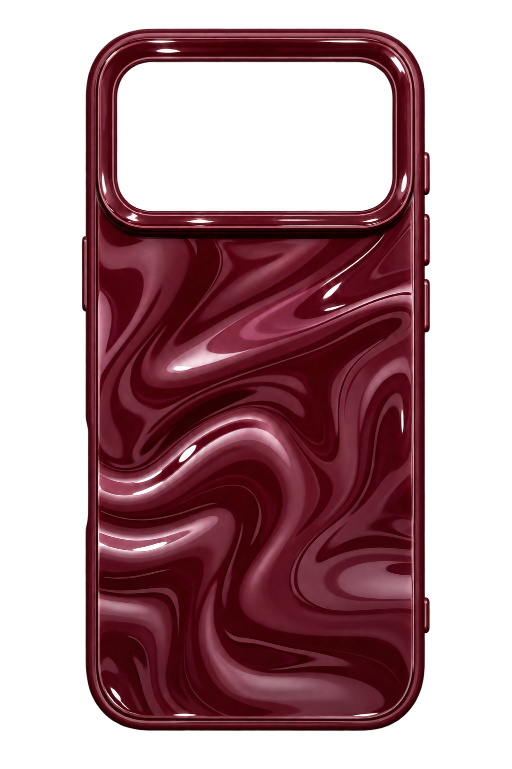 Silikon Wave Glossy Kılıf Arka Koruma
